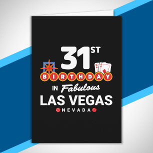Las Vegas Verjaardagsfeest - 31e Verjaardag in Veg Kaart