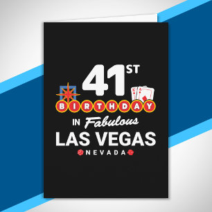 Las Vegas Verjaardagsfeest - 41e verjaardag in Veg Kaart