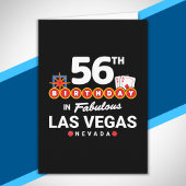 Las Vegas Verjaardagsfeest - 56e verjaardag in Veg Kaart