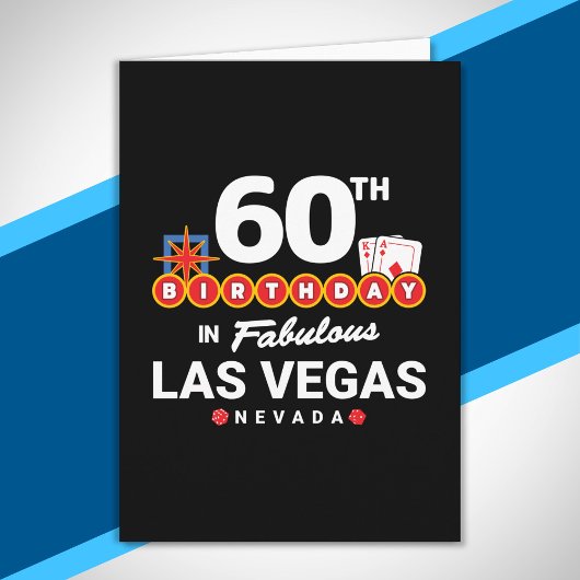 Las Vegas Verjaardagsfeest - 60e verjaardag in Veg Kaart