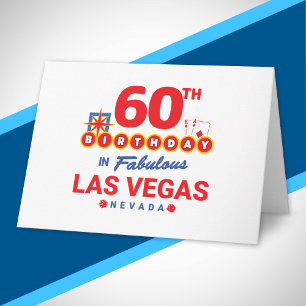 Las Vegas Verjaardagsfeest - 60ste verjaardag in V Kaart