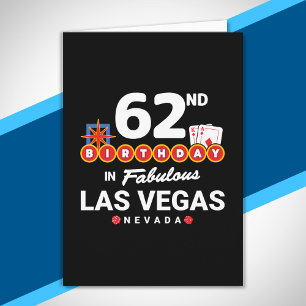 Las Vegas Verjaardagsfeest - 62e verjaardag in Veg Kaart