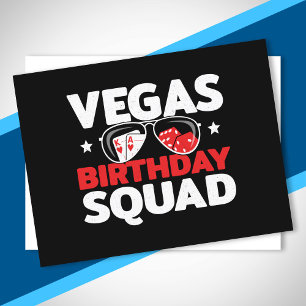 Las Vegas Verjaardagsfeest Groepscadeau Verjaardag Briefkaart