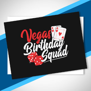Las Vegas Verjaardagsfeest - Passend Vegas Verjaar Briefkaart