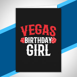 Las Vegas Verjaardagsfeestje Vegas Meisjes Trip Kaart
