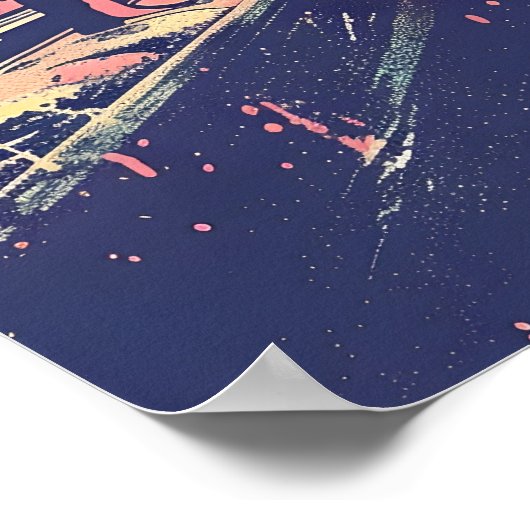 Las Vegas Vintage Kunst Poster (Hoek)