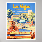 Las Vegas vintage poster (Voorkant)