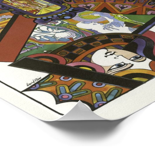 Las Vegas Vintage Travel Poster (Hoek)