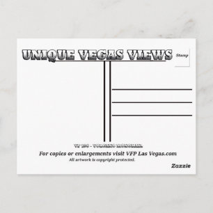 Las Vegas Volcano Monorail Briefkaart