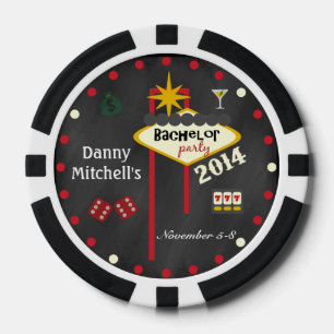 Las Vegas vrijgezellenfeest 2014  Aandenken Poker  Chips