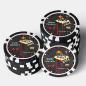 Las Vegas vrijgezellenfeest 2014  Aandenken Poker  Poker Chips (Opstapeling)