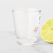 Las Vegas vrijgezellenfeest Blonde Bruid  Shot Glas (Links)