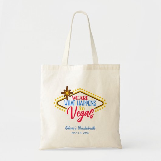 Las Vegas vrijgezellenfeest boodschappentas Tote Bag (Voorkant)
