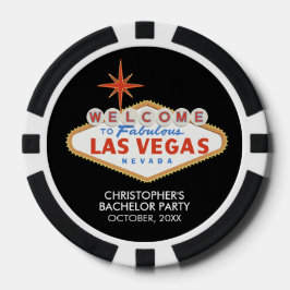 Las Vegas vrijgezellenfeest favoriet golf marker p Poker Chips