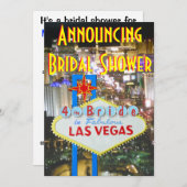 Las Vegas Vrijgezellenfeest Kaart (Voorkant / Achterkant)