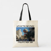 Las Vegas vrijgezellenfeest naam en foto Tote Bag (Achterkant)
