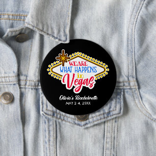 Las Vegas vrijgezellenfeest outfit aangepaste knop Ronde Button 4,0 Cm