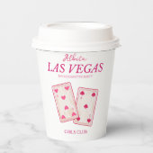 Las Vegas vrijgezellenfeest Papieren Bekers (Voorkant)