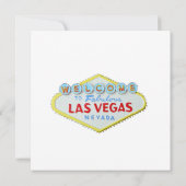 Las Vegas vrijgezellenfeest showgirl Kaart (Achterkant)