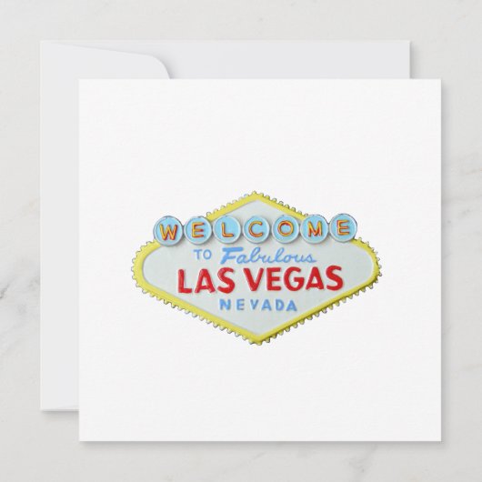 Las Vegas vrijgezellenfeest showgirl Kaart (Achterkant)