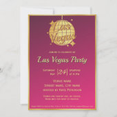 Las Vegas vrijgezellenfeest Uitnodiging (Voorkant)