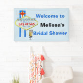 Las Vegas Vrijgezellenfeest welkomstbord Spandoek (Insitu)