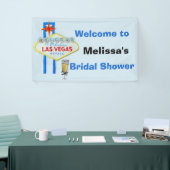 Las Vegas Vrijgezellenfeest welkomstbord Spandoek (Beurs)
