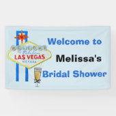 Las Vegas Vrijgezellenfeest welkomstbord Spandoek (Horizontaal)