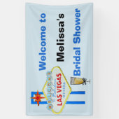 Las Vegas Vrijgezellenfeest welkomstbord Spandoek (Verticaal)