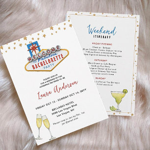 Las Vegas vrijgezellenweekend met route Kaart