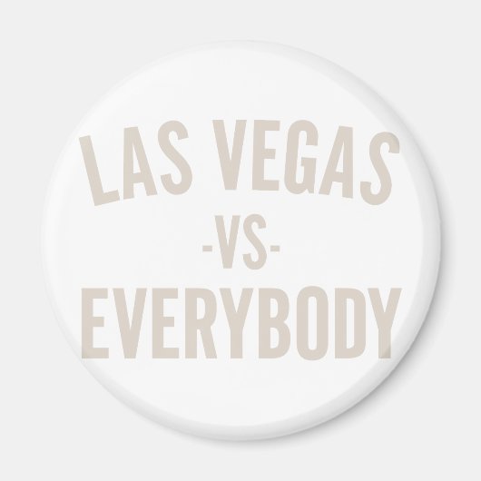 Las Vegas Vs Iedereen Magneet (Voorkant)