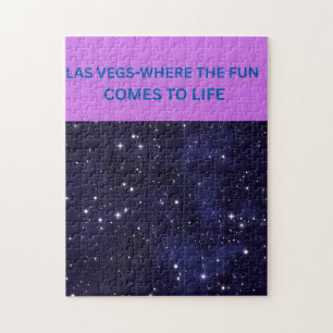 LAS VEGAS WAAR HET PLEZIER KOMT OM TE LEVEN PUZZEL