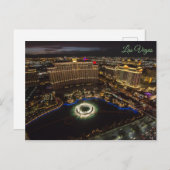 Las Vegas Water Show Briefkaart (Voorkant / Achterkant)