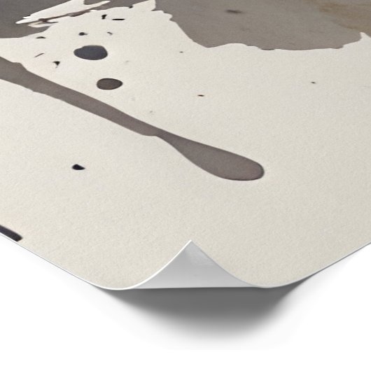 Las Vegas waterverf kunst Poster (Hoek)