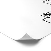 Las Vegas Wedding | 12 tabel Zitplaatskaart Poster (Hoek)