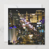 Las Vegas Wedding and Reception Casino Heart Kaart (Achterkant)