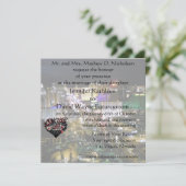 Las Vegas Wedding and Reception Casino Heart Kaart (Staand voorkant)