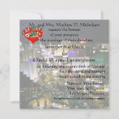 Las Vegas Wedding and Reception Red Heart Kaart (Voorkant)