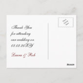 Las Vegas Wedding Bedankt kaarten (Achterkant)