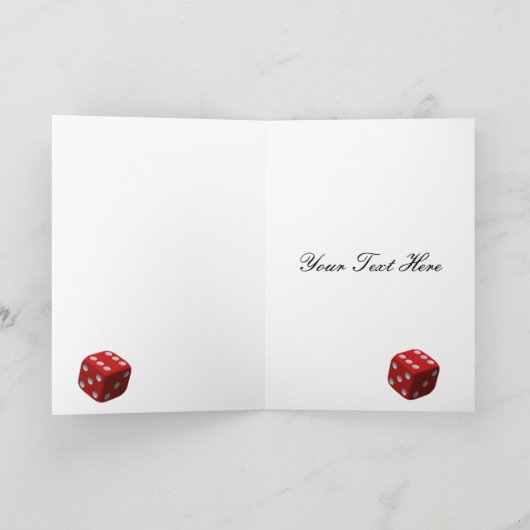 Las Vegas Wedding Bedankt kaarten (Binnen)