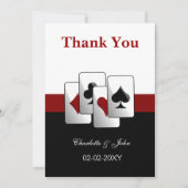 Las Vegas Wedding Bedankt kaarten (Voorkant)