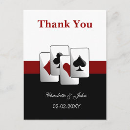Las Vegas Wedding Bedankt kaarten