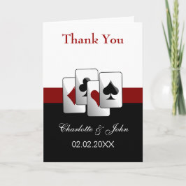 Las Vegas Wedding Bedankt kaarten
