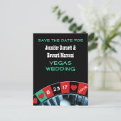 Las Vegas Wedding Bewaar de datum Post Kaart (Staand voorkant)