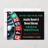 Las Vegas Wedding Bewaar de datum Post Kaart (Voorkant / Achterkant)