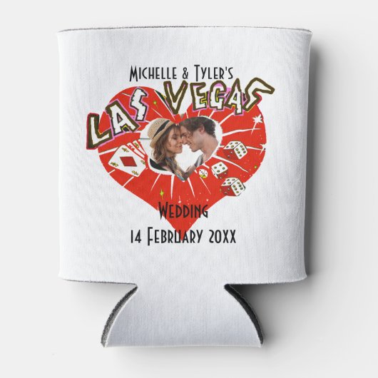 Las Vegas Wedding Blikjeskoeler (Voorkant)