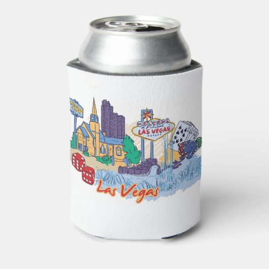 Las Vegas Wedding Blikjeskoeler (Blikje Achterkant)