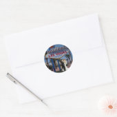 Las Vegas Wedding Bride & Groom Sticker (Envelop)
