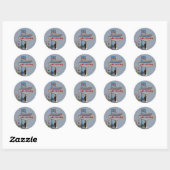 Las Vegas Wedding Bride & Groom Sticker (Vel)