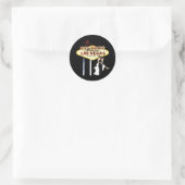 Las Vegas Wedding Bride & Groom Sticker (Tas)